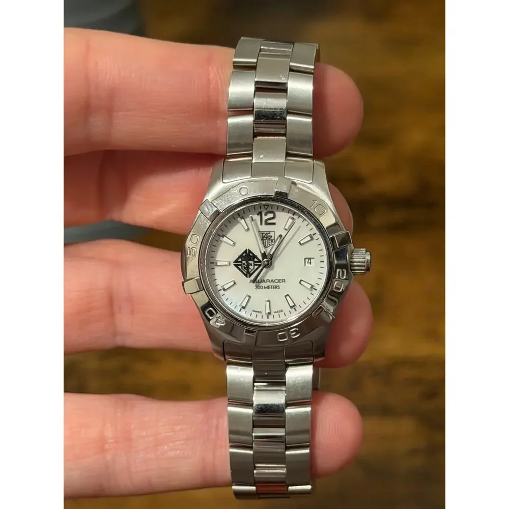 TAG Heuer Aquaracer Women’s Quartz Watch White Dial Stainless Steel 300M Date
